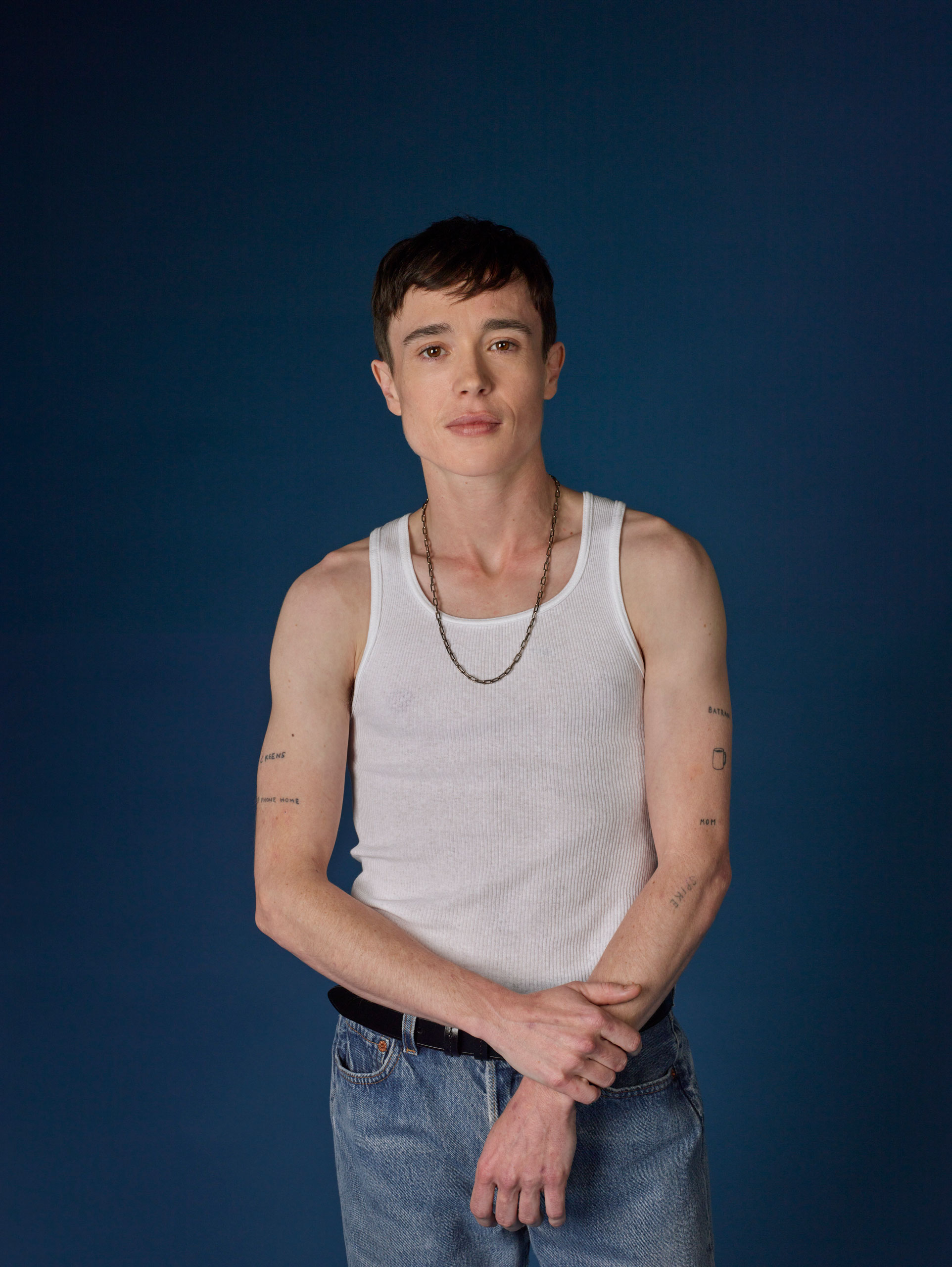 Actor and activist Elliot Page writes in his new memoir 'Pageboy' about the struggles he faced on the way to embracing his trans identity. (Catherine Opie)