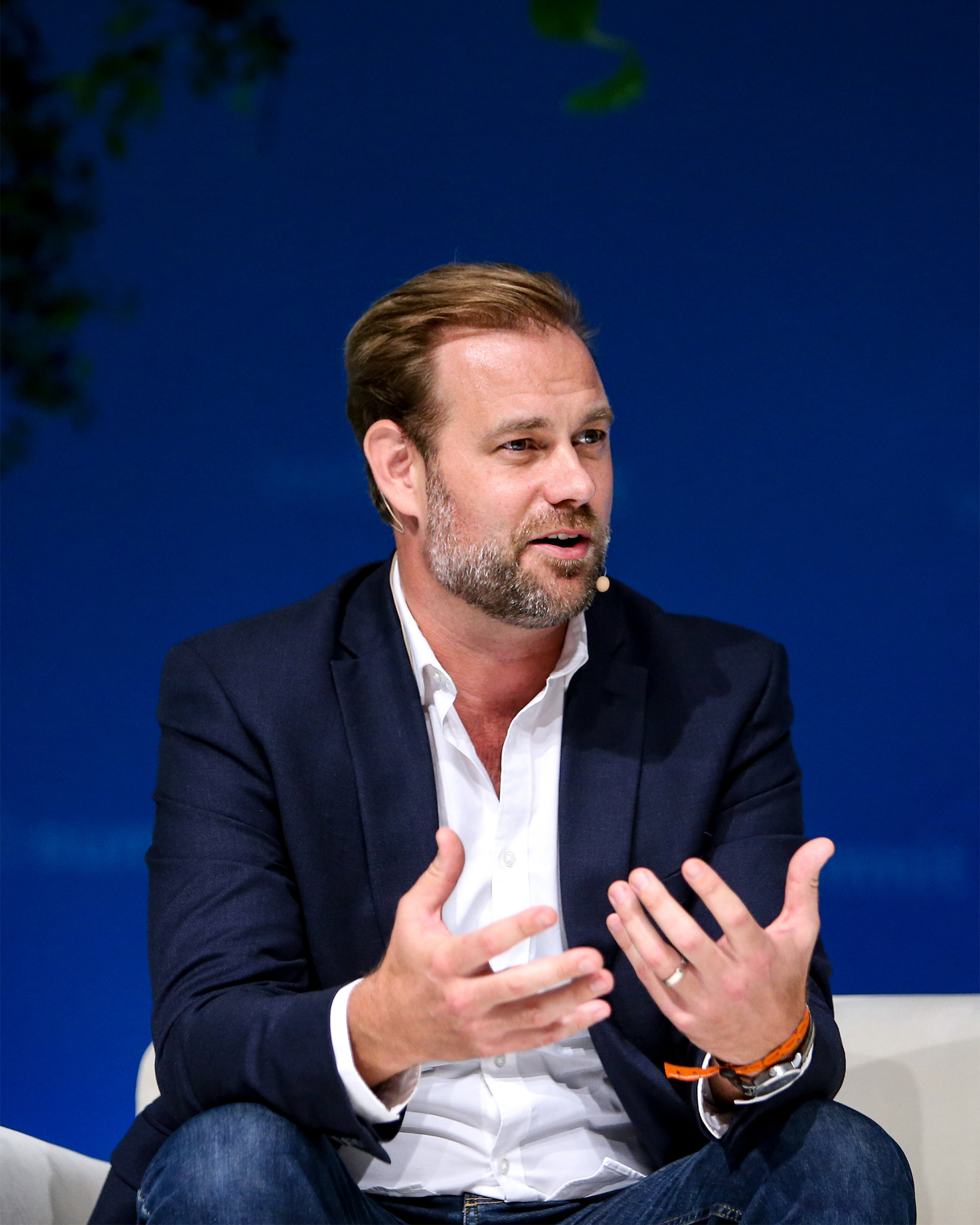 Jesse Moore, co-founder and CEO of M-Kopa, in 2019. (Vaughn Ridley—Sportsfile for Web Summit/Getty Images)