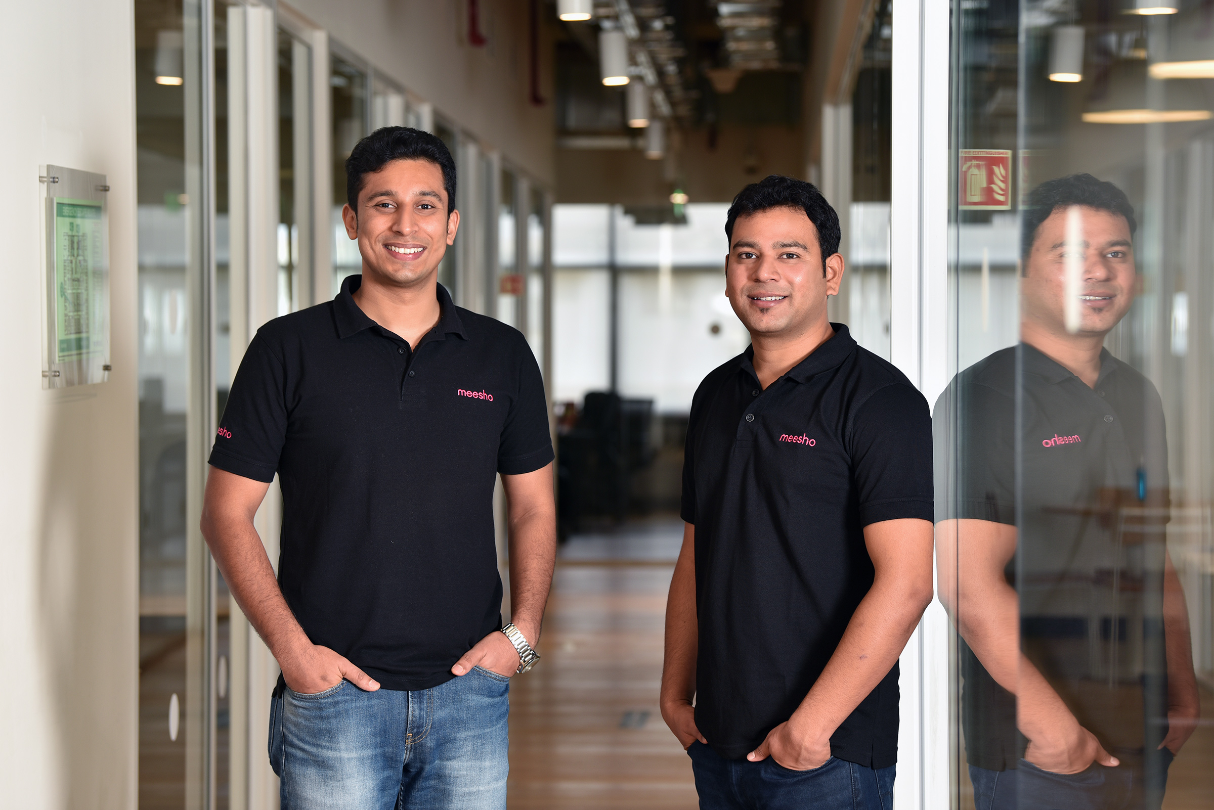 Meesho co-founders Vidit Aatrey, CEO, and Sanjeev Barnwal, CTO. (Courtesy of Meesho)