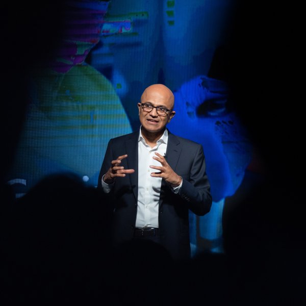 Satya Nadella, CEO of Microsoft.