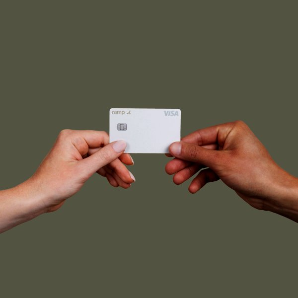A Ramp business credit card.