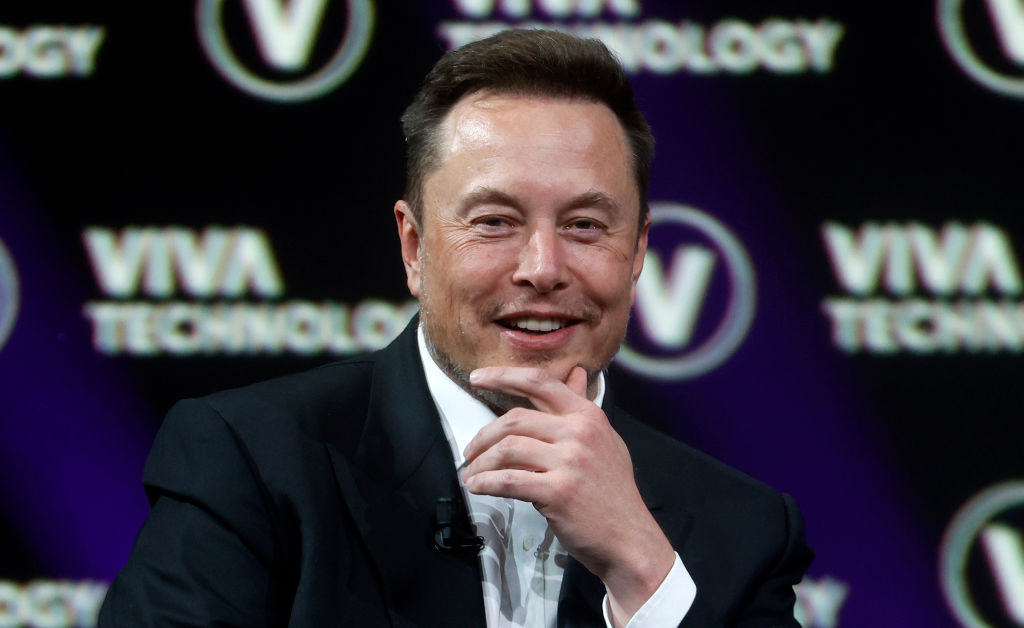 Chief Executive Officer of SpaceX and Tesla and owner of Twitter, Elon Musk attends the Viva Technology conference on June 16, 2023 in Paris, France. (Chesnot/Getty Images)