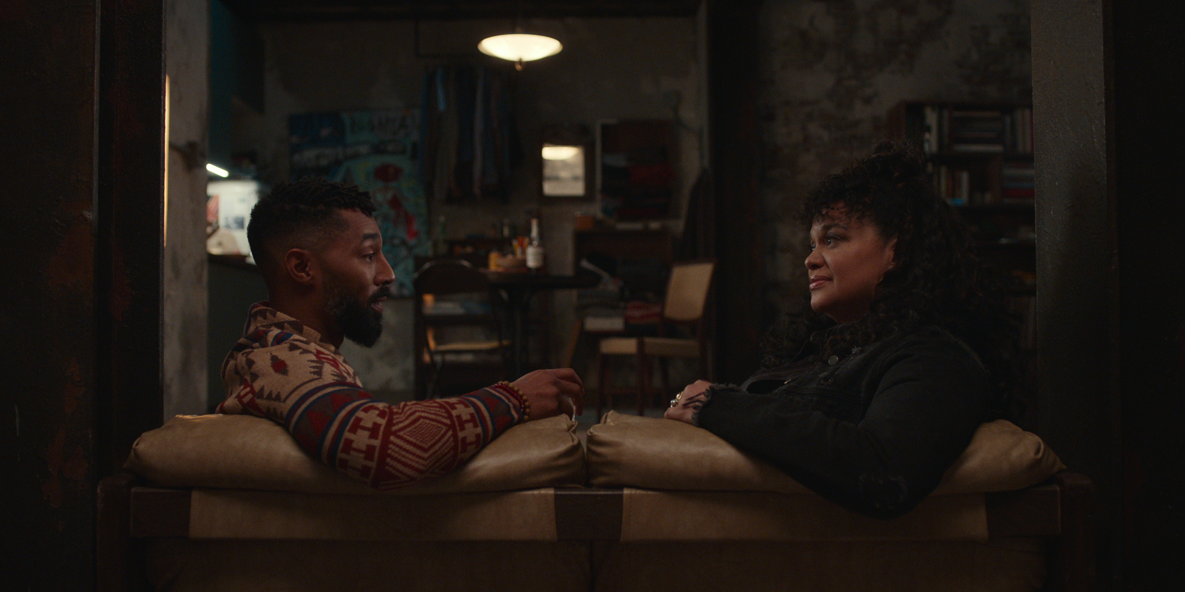 Tone Bell and Michelle Buteau in <i>Survival of the Thickest</i> (Netflix)