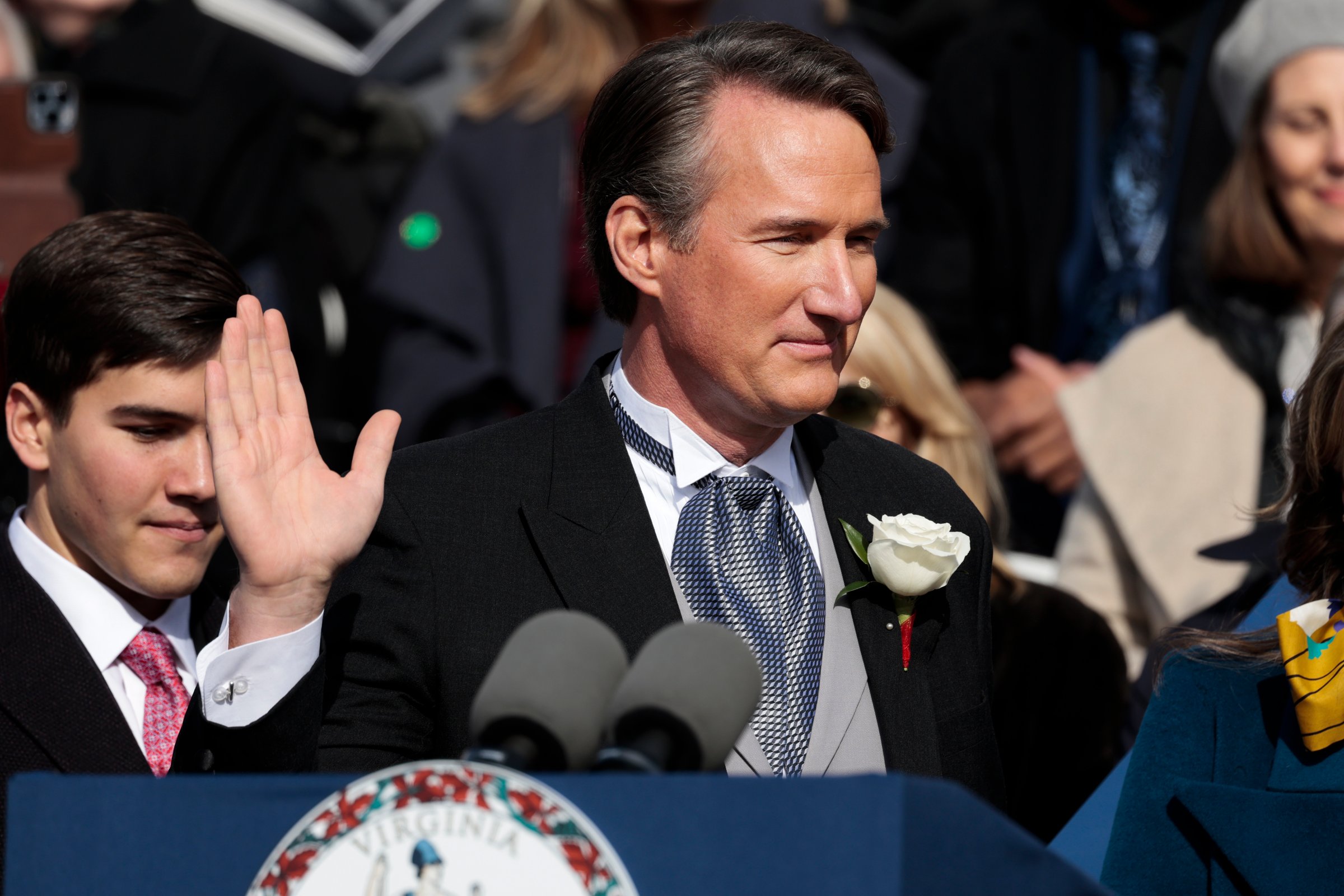 Glenn Youngkin Is Inaugurally Sworn-In As Governor Of Virginia