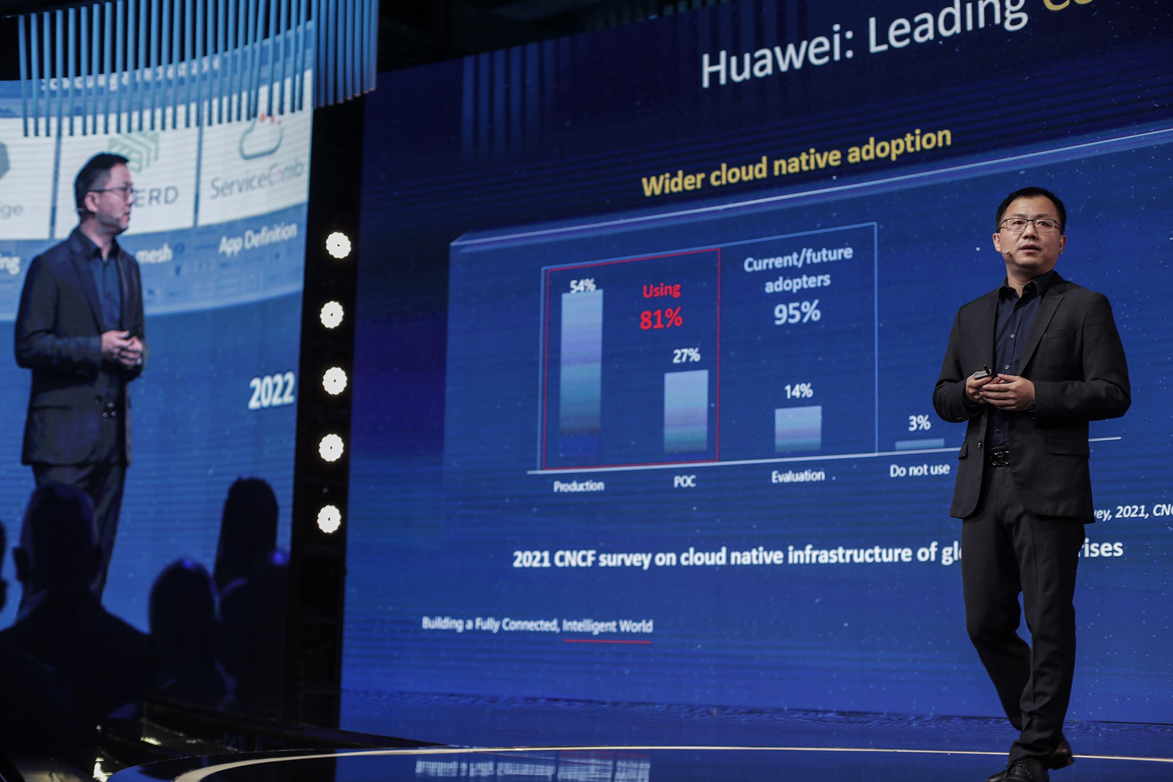The President of Huawei Latin Cloud America, Fernando Liu, participates in the Huawei Cloud Latam Summit 2022 event in Rio de Janeiro, Brazil, on Sept. 21, 2022. The Chinese technology company Huawei announced the expansion and improvement of its cloud segment in Latin America with the aim of promoting the digital transformation and development of the region.