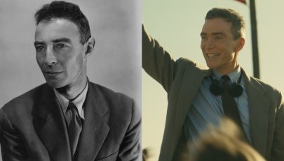 Cillian Murphy as J Robert Oppenheimer in the film Oppenheimer