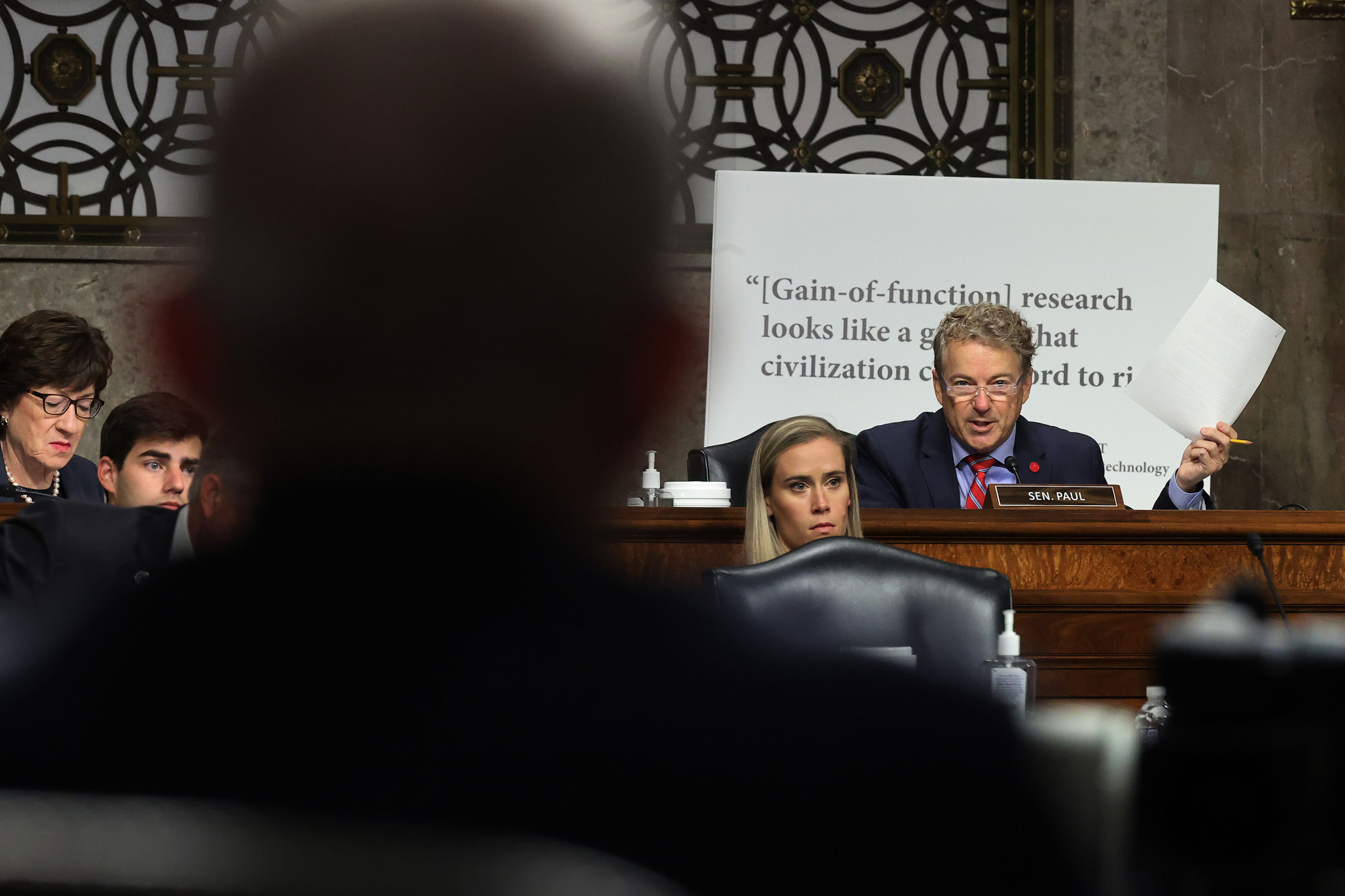 Sen. Rand Paul questionsAnthony Fauci during a hearing of the Senate Health, Education, Labor, and Pensions Committee