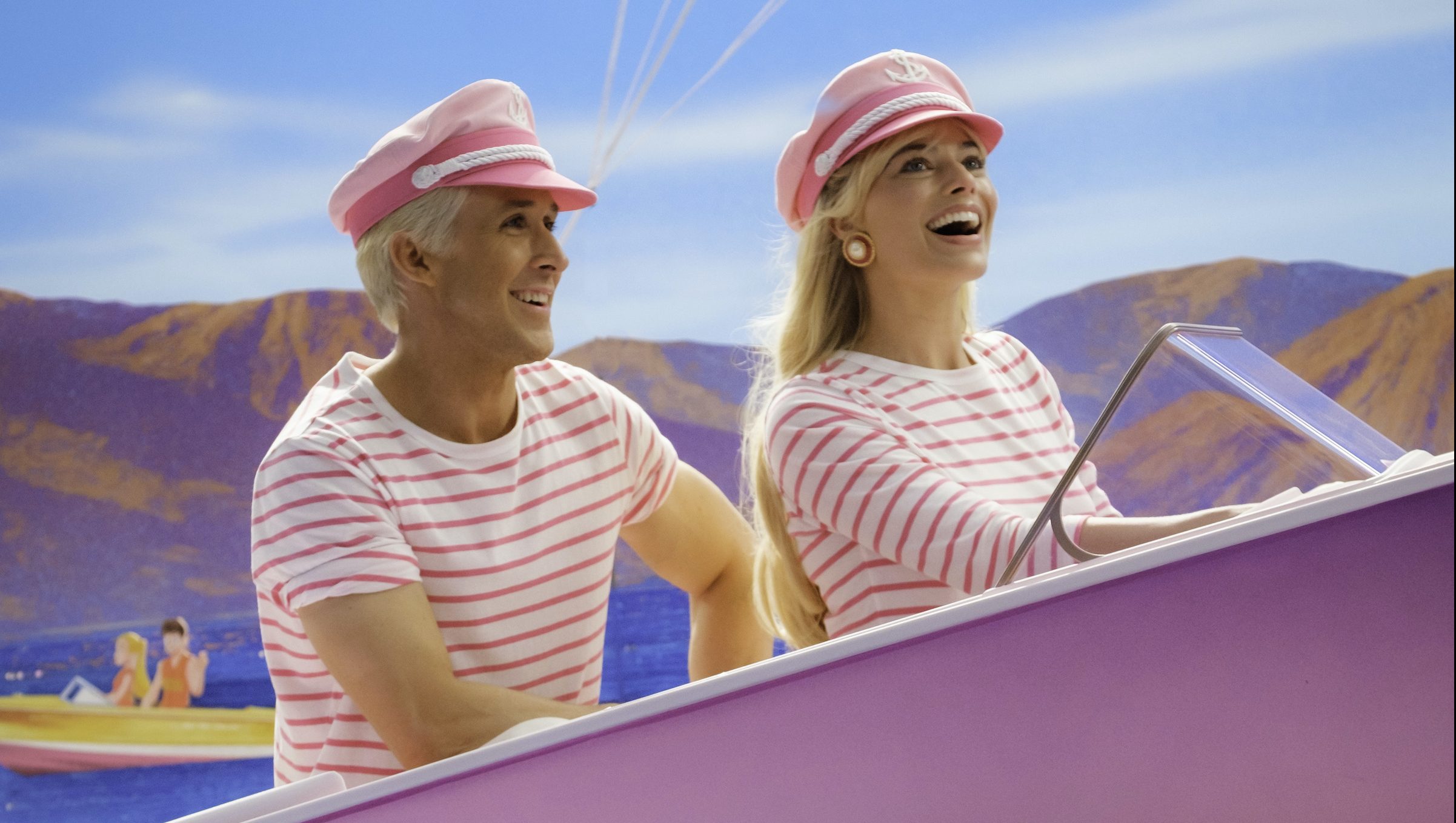 Ken and Barbie go boating (Courtesy of Warner Bros.)
