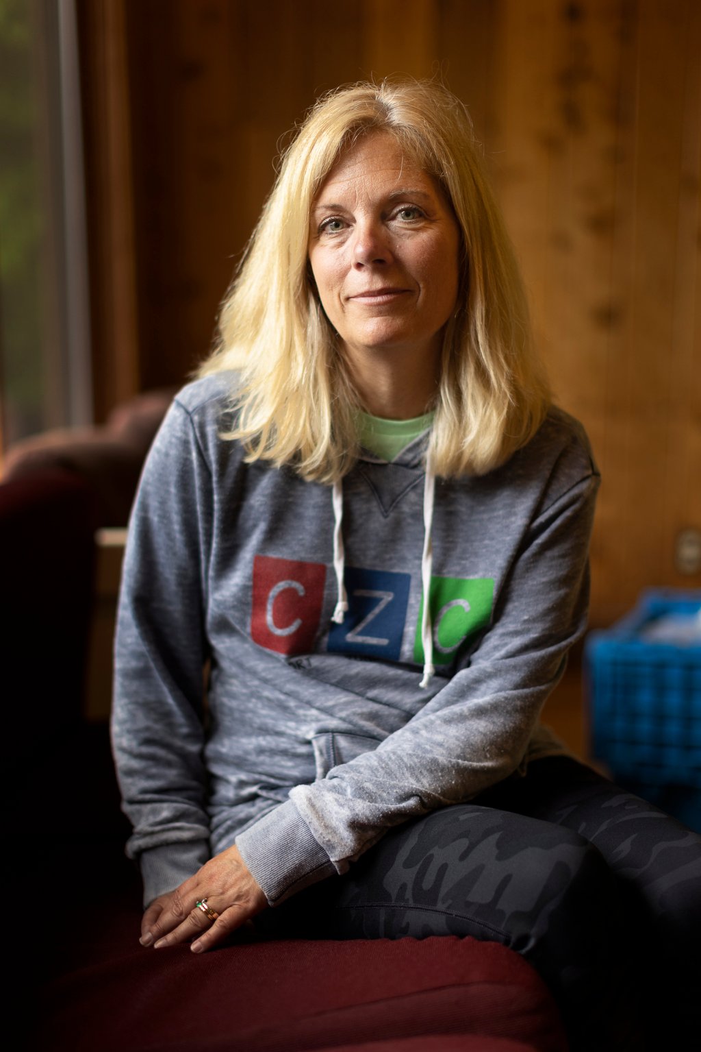 Portrait of Comfort Zone Camp founder Lynne Hughes.