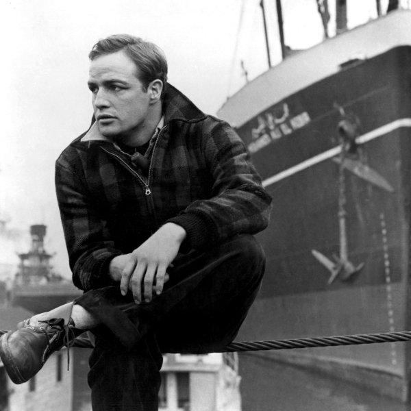 Marlon Brando in On the Waterfront.