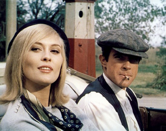 Still from BONNIE AND CLYDE, Faye Dunaway and Warren Beatty