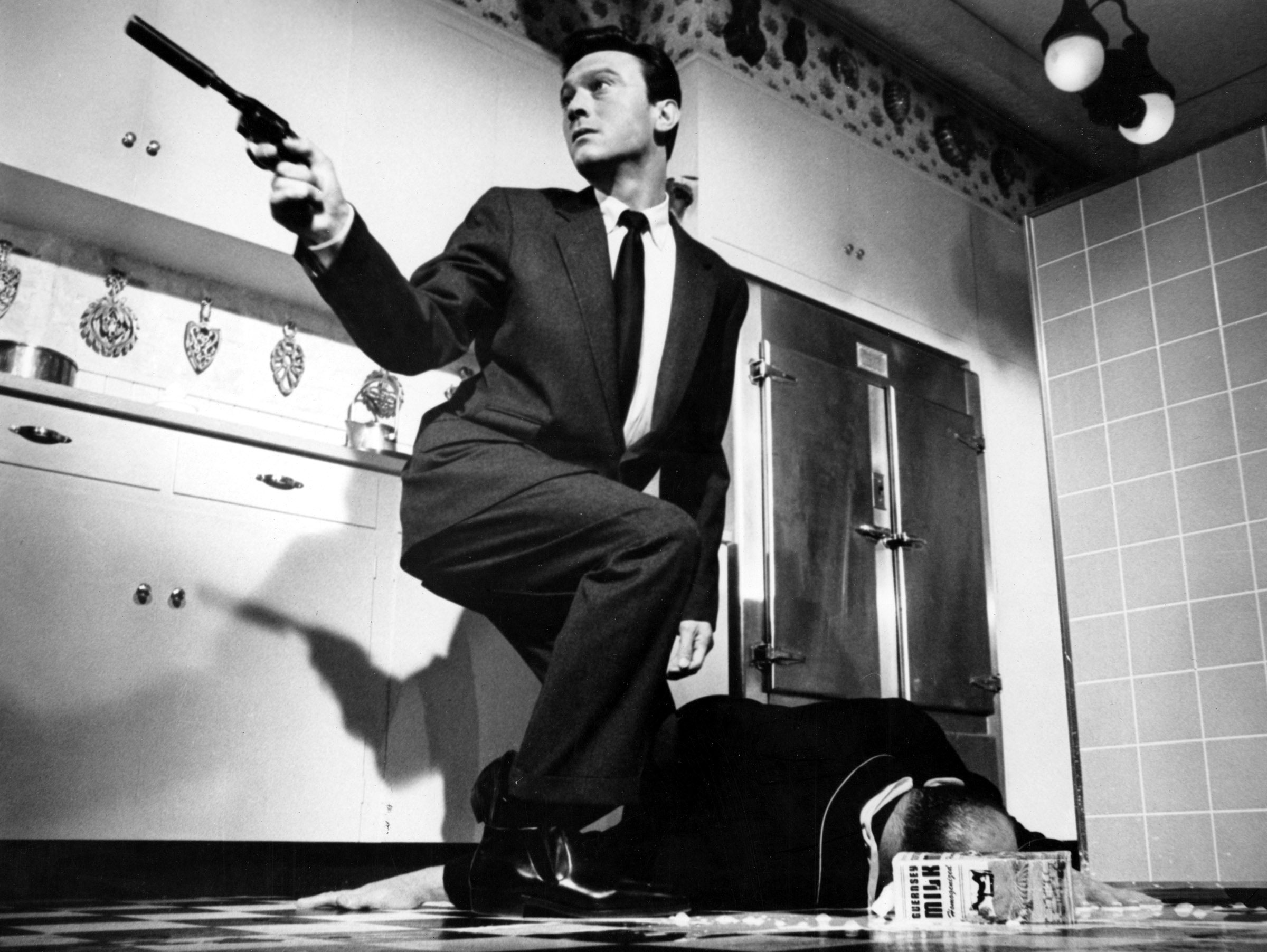 Laurence Harvey in <i>The Manchurian Candidate</i>. (Everett Collection)