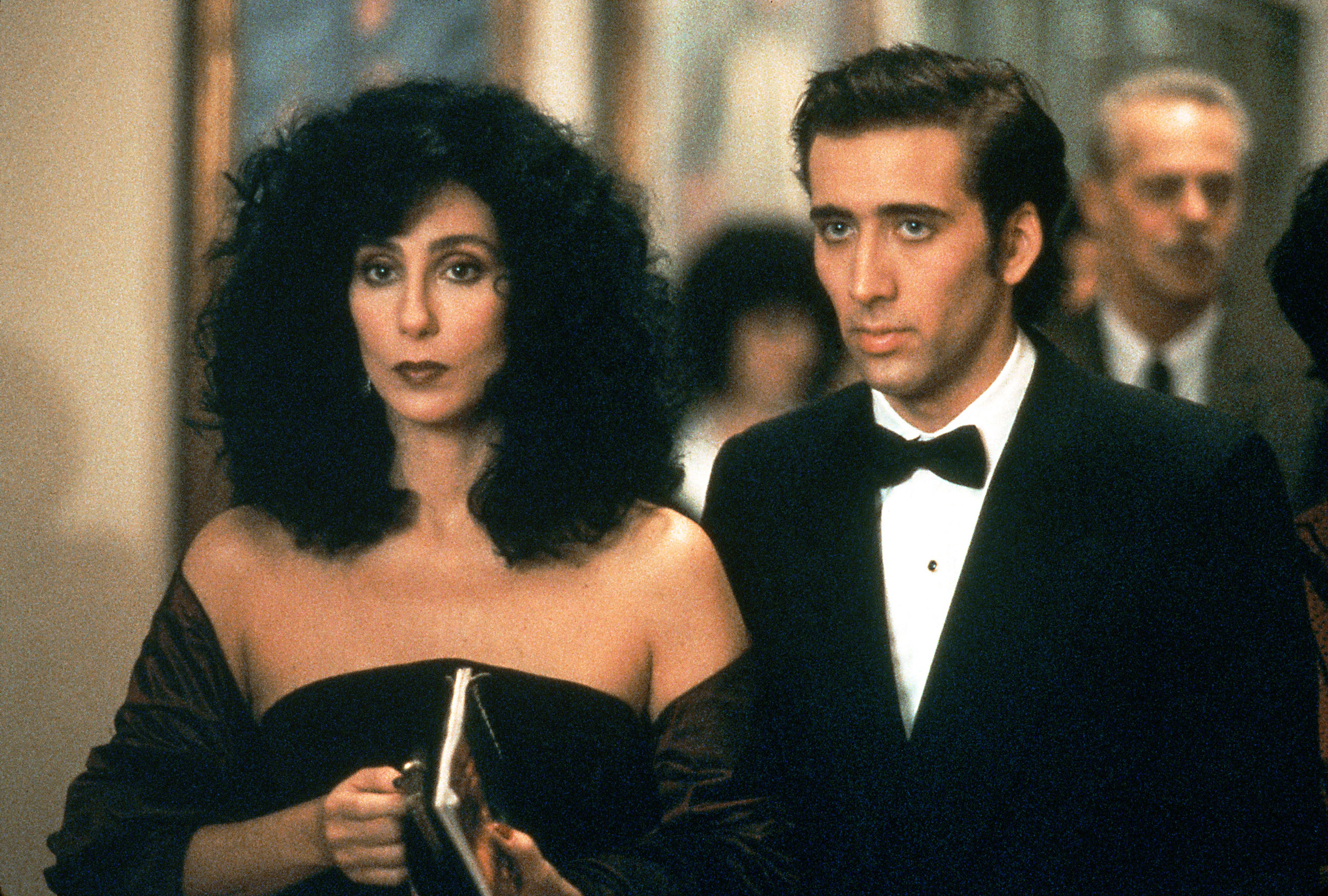 Cher and Nicolas Cage in <i>Moonstruck</i>. (MGM/Everett Collection)