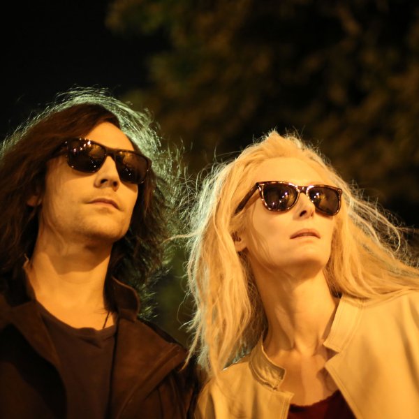 Tom Hiddleston as Adam and Tilda Swinton as Eve, in Only Lovers Left Alive.