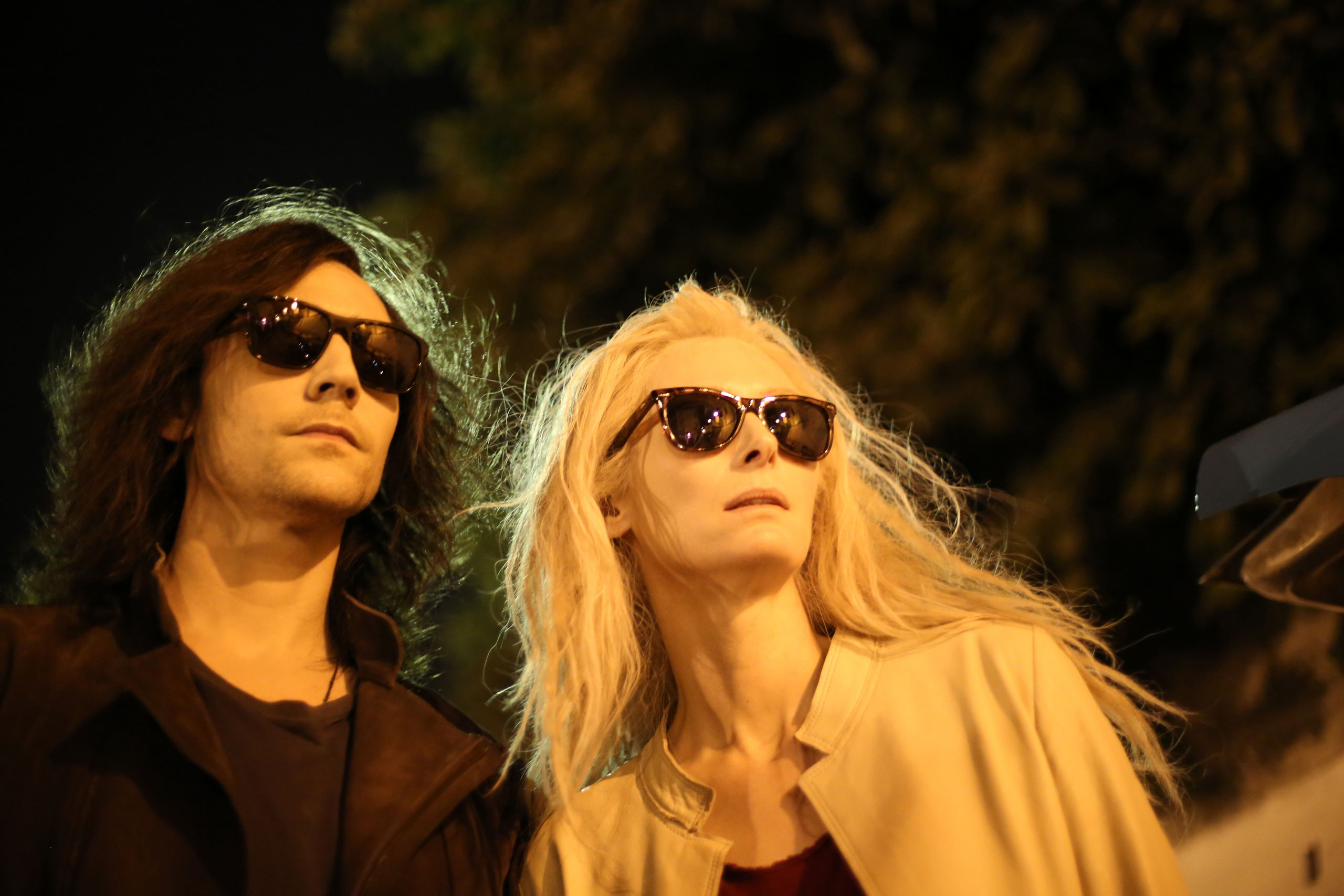Tom Hiddleston as Adam and Tilda Swinton as Eve, in <i>Only Lovers Left Alive</i>. (Sandro Kopp—Sony Pictures Classics)