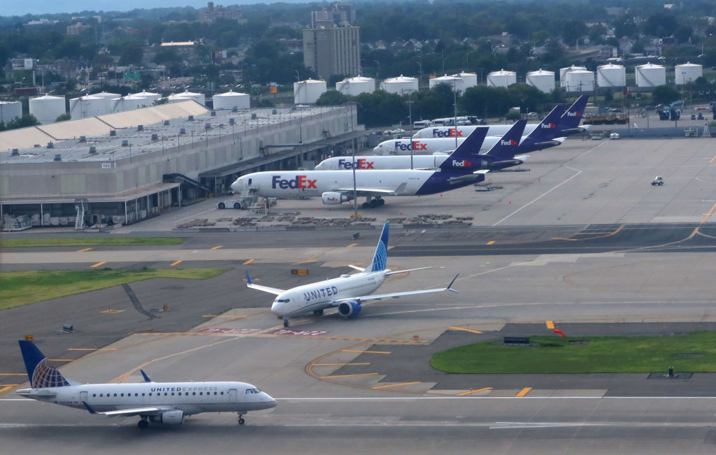 United Airlines Airplanes at Newark Liberty Airport, New Jersey