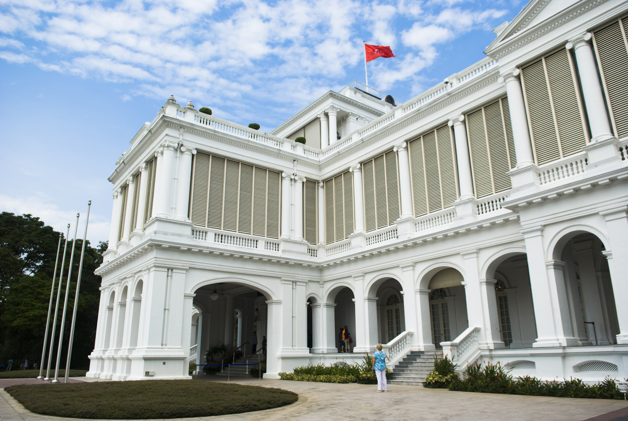 The main building of the Istana, the official residence of the President of Singapore. (Getty Images/iStock)