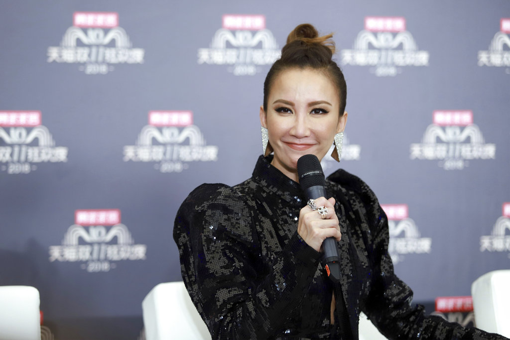 Hong Kong-born singer-songwriter Coco Lee attends an interview in Shanghai, China, Nov. 9, 2018. (Zhou jianzhong—Imaginechina/AP)