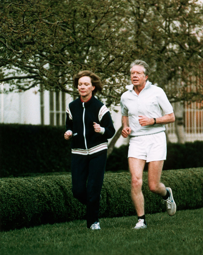 Jimmy and Rosalynn Carter Running