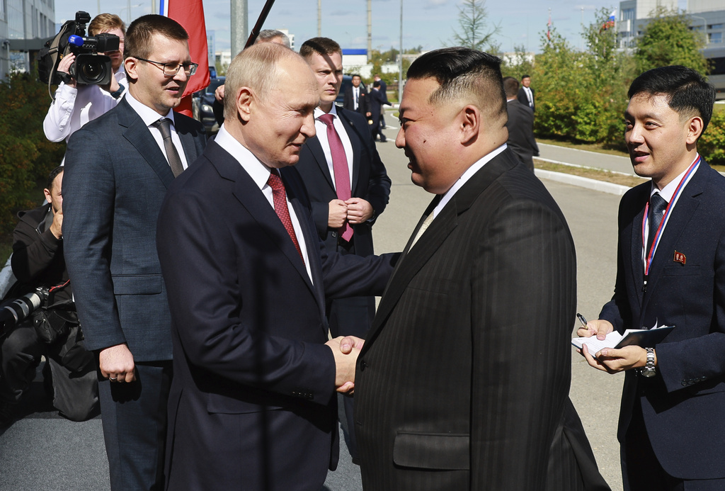 Vladimir Putin and Kim Jong Un Meet at Remote Siberian Rocket Launch Facility