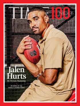 Time 100 Next Jalen Hurts Time Magazine cover