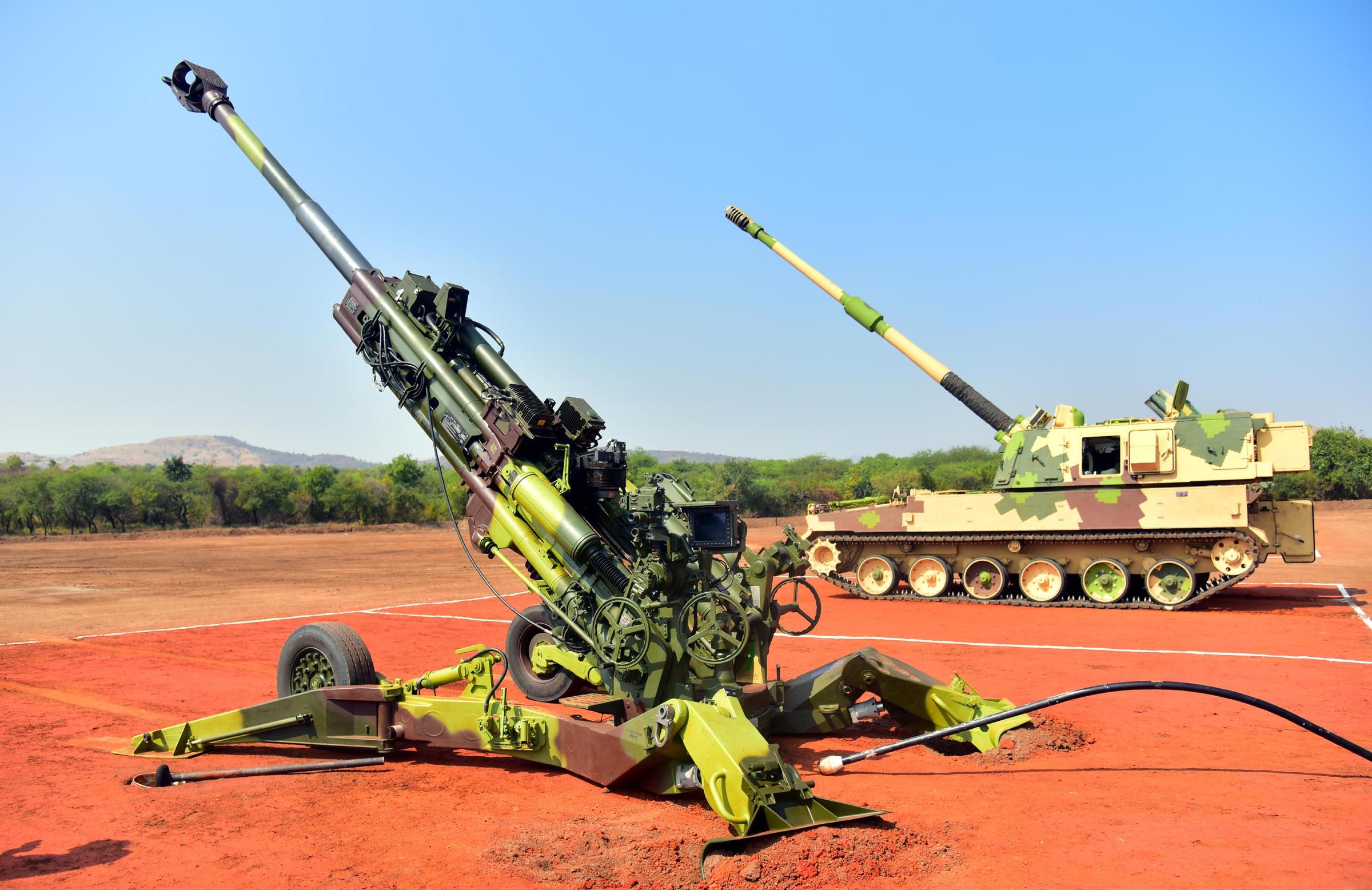 Indian Army Inducts K9 Vajra, M777 Howitzers At The Deolali Artillery Centre