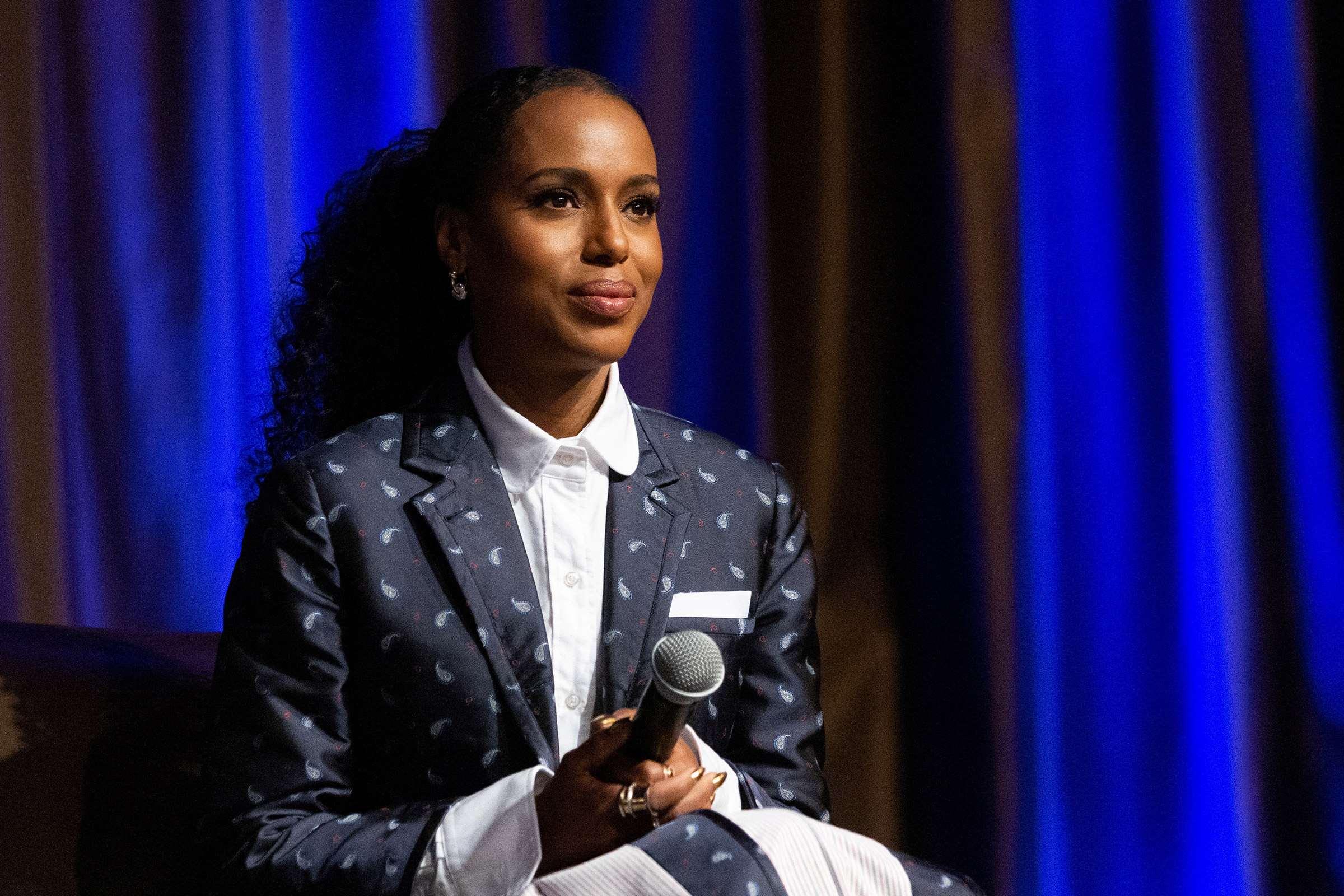 Kerry Washington speaks during the National Action Network convention in New York City on April 12, 2023. (Jeenah Moon—Reuters/Redux)