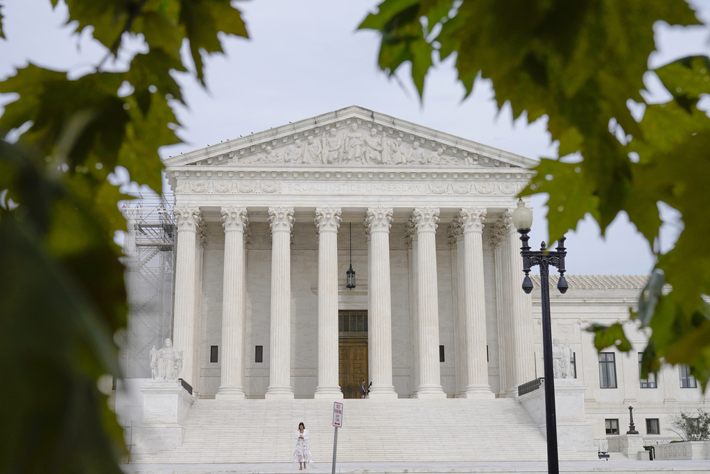 The U.S. Supreme Court in Washington, D.C., on Aug. 30, 2023,