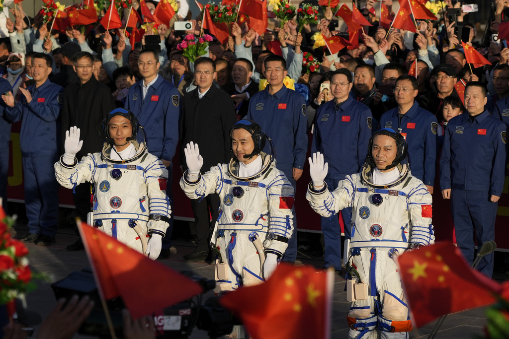 China Sends Its Youngest-Ever Crew to Space