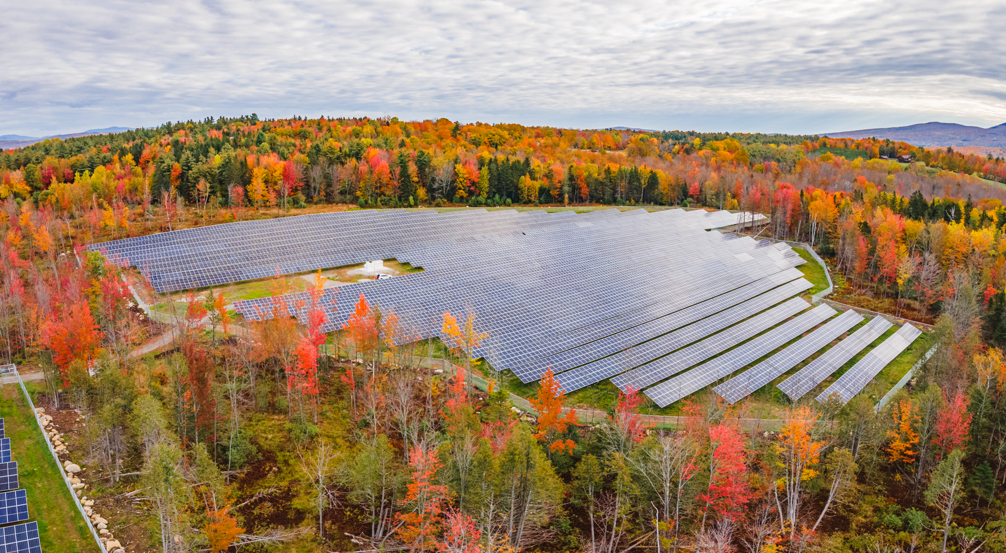 A Nexamp community solar farm in Maine. (Photo courtesy of Nexamp)