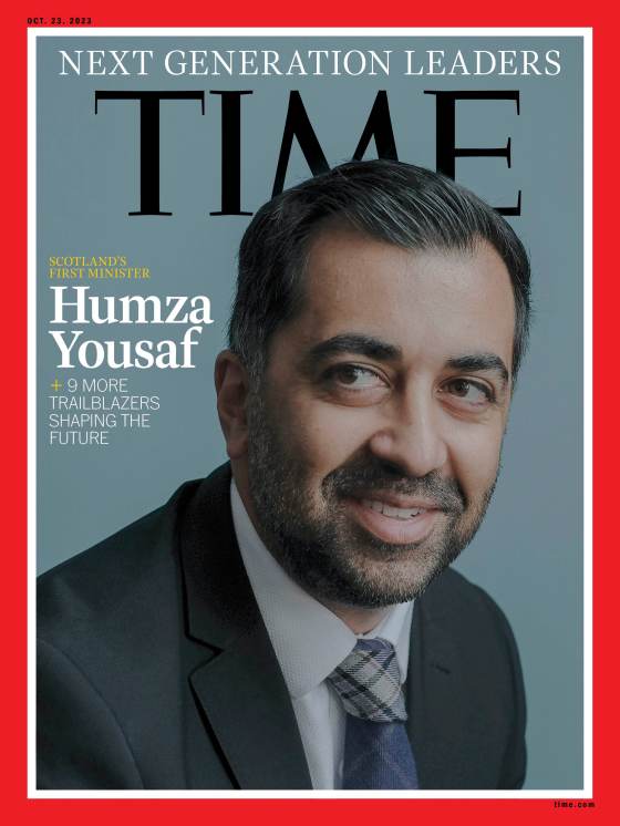 Next Generation Leaders Humza Yousaf Time Magazine cover