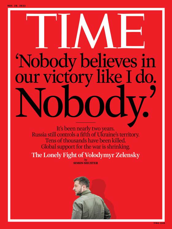 Volodymyr Zelensky Time Magazine cover