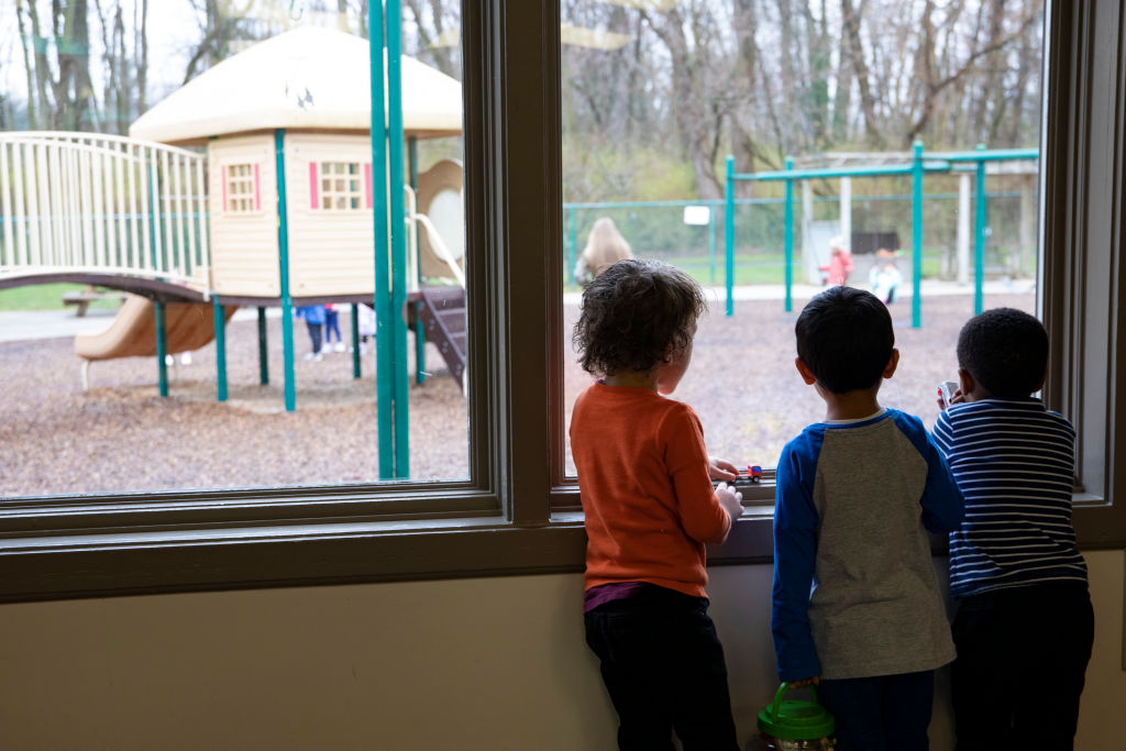 Children participate in activities at the Head Start classroom