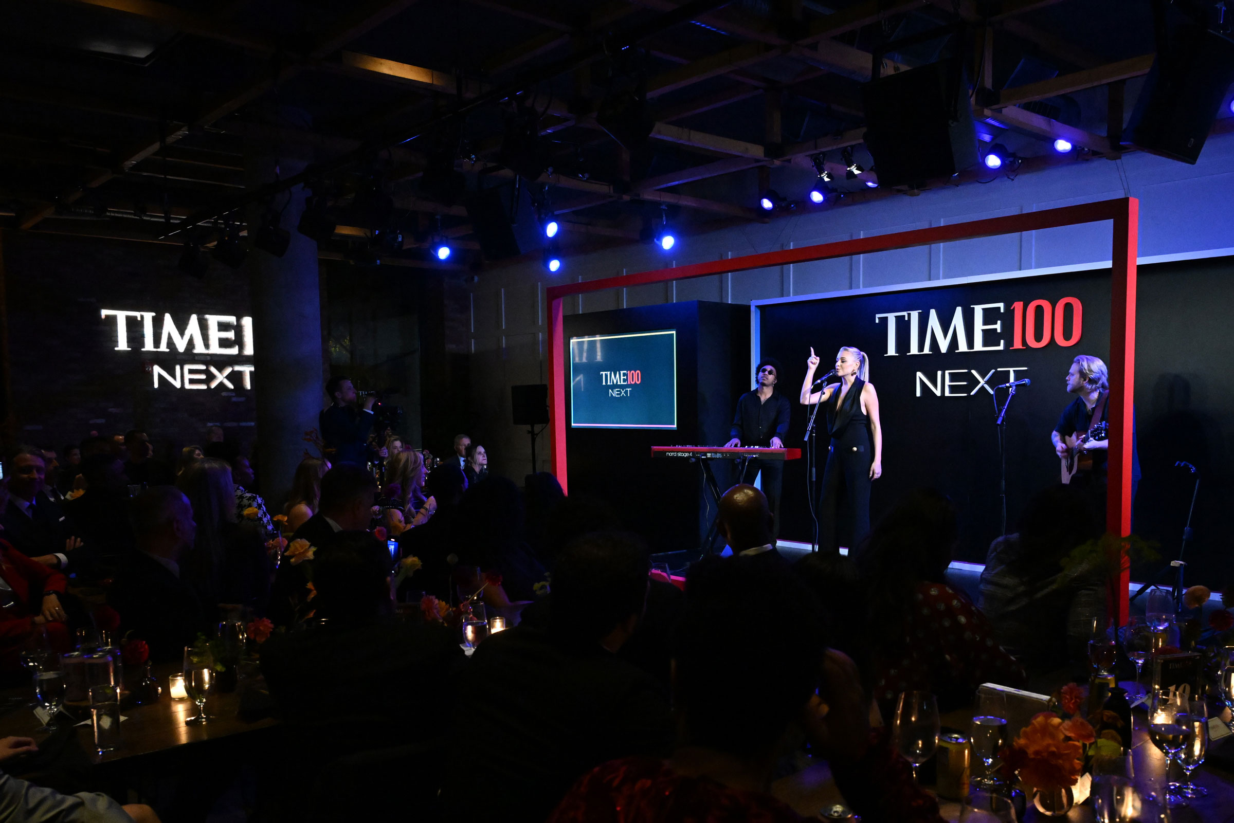 Kelsea Ballerini performs during the 2023 TIME100 Next Gala at Second Floor in New York City, on Oct. 24, 2023. (Slaven Vlasic—Getty Images for TIME)