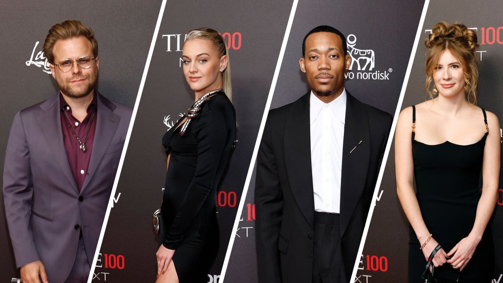 TIME100 Next honorees Adam Conover, Kelsea Ballerini, Tyler James Williams, and Emily Henry attend the 2023 TIME100 Next event at Second Floor in New York City, on Oct. 24, 2023.