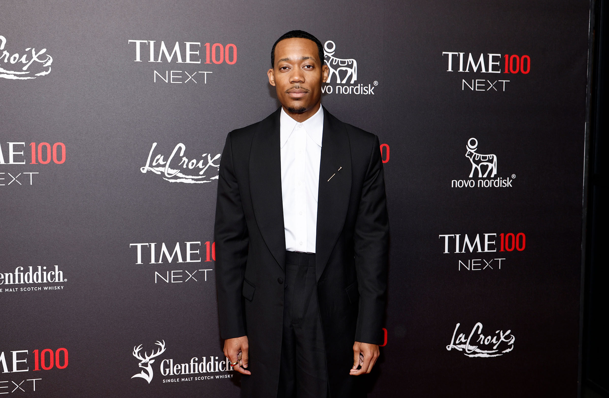 Tyler James Williams attends the 2023 TIME100 Next Gala at Second Floor in New York City, on Oct. 24, 2023. (Mike Coppola—Getty Images for TIME)