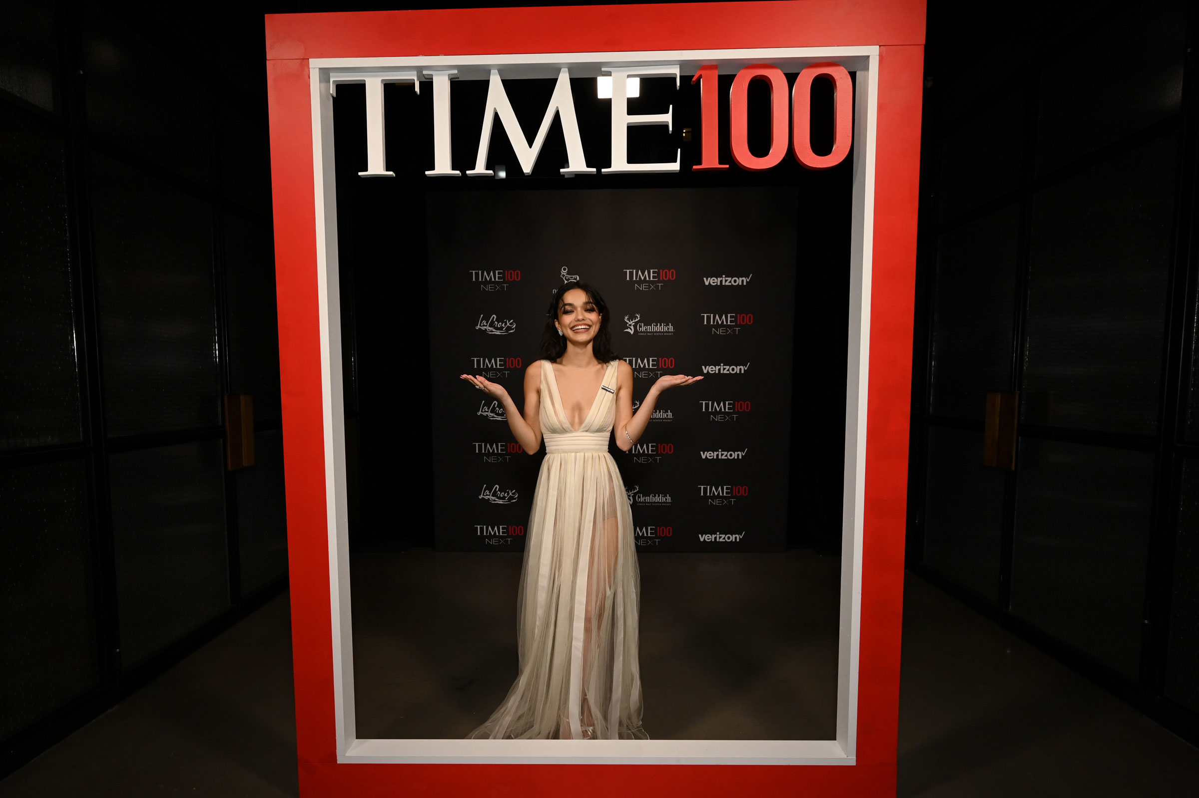 Rachel Zegler attends the 2023 TIME100 Next Gala at Second Floor in New York City, on Oct. 24, 2023. (Slaven Vlasic—Getty Images for TIME)