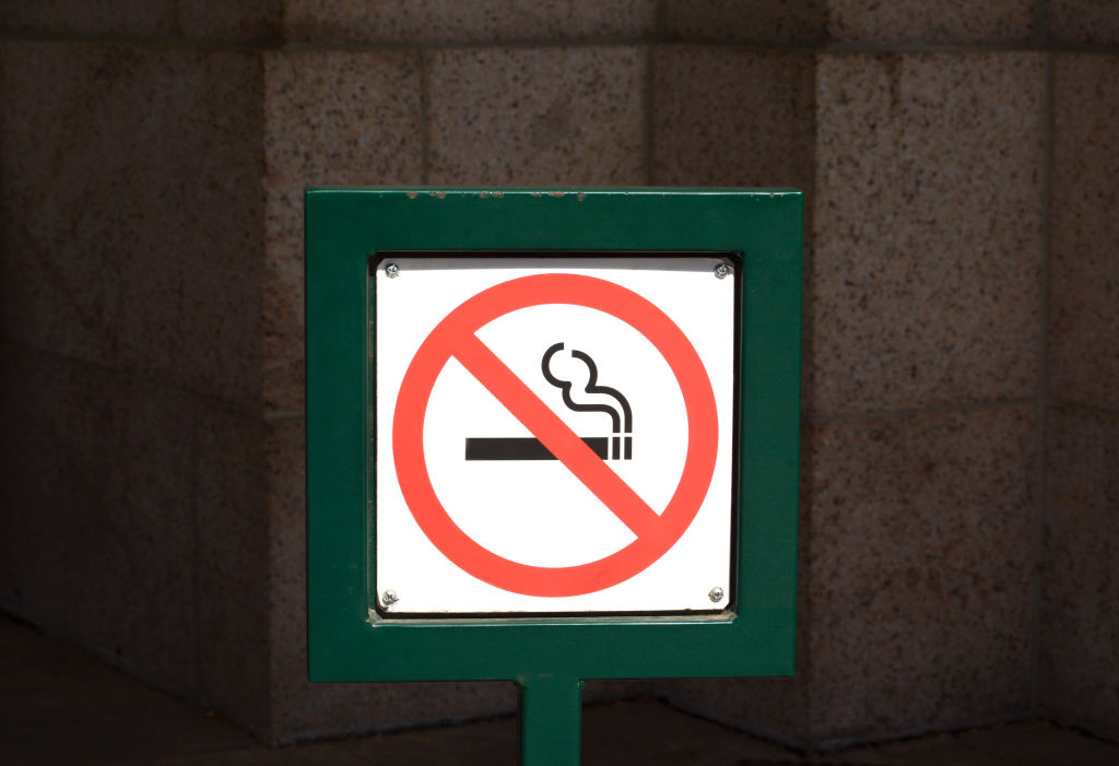 No Smoking sign in Denver, Colorado