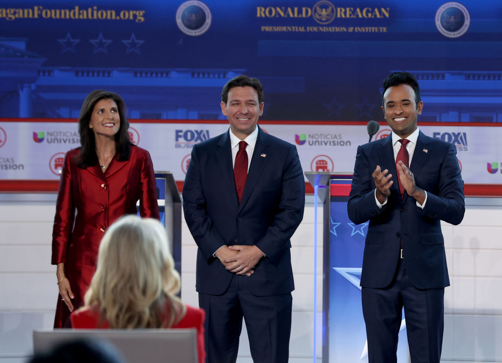 Second Republican Primary Debate Held At Ronald Reagan Presidential Library