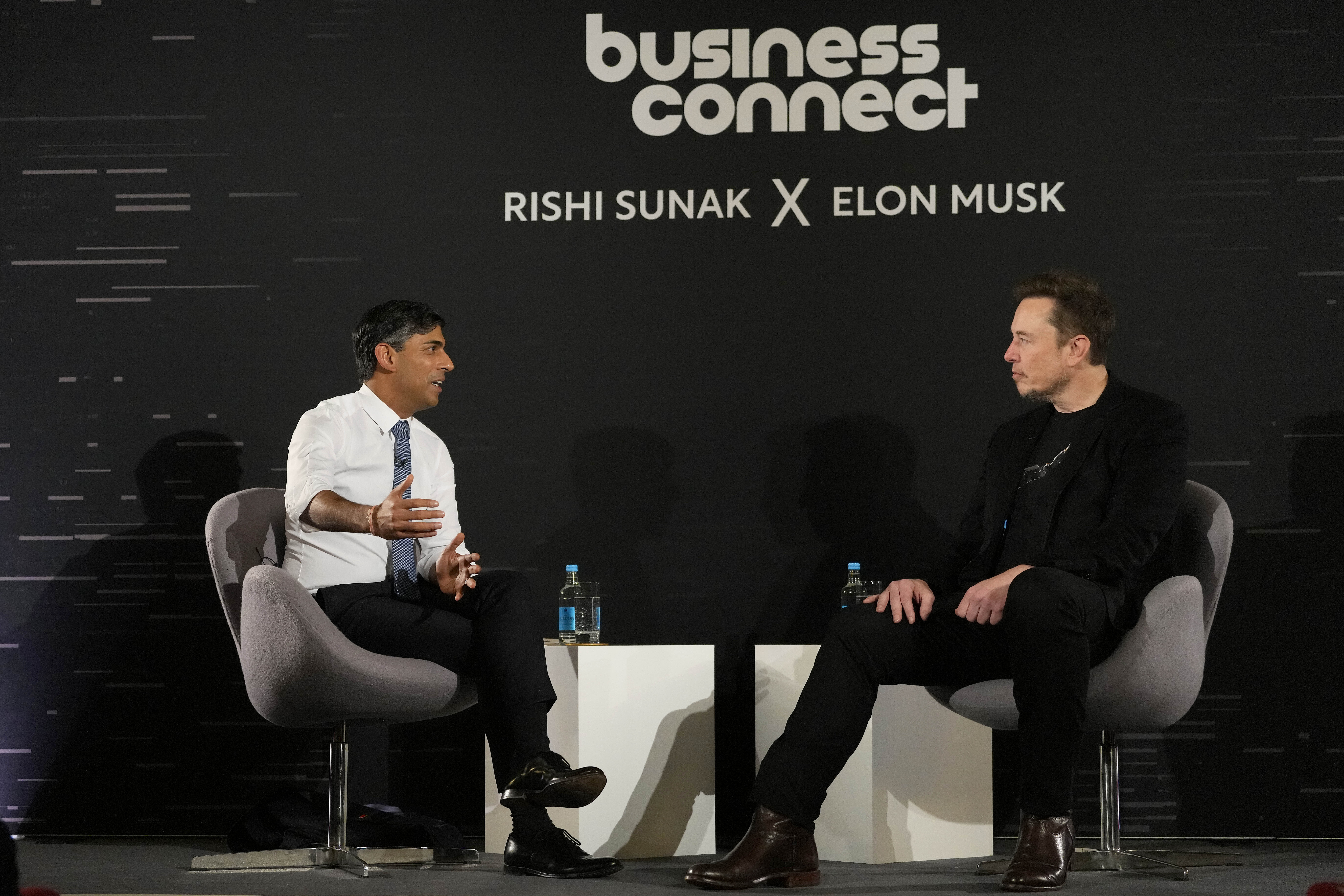 Elon Musk tells Rishi Sunak that AI will get rid of the necessity for jobs