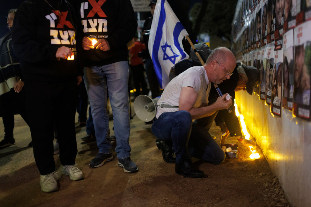 Israelis Demonstration Outside Knesset for Hostage Release