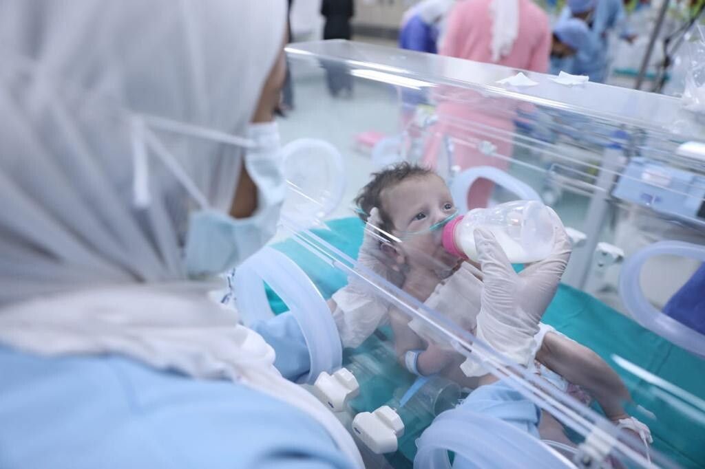 28 premature babies evacuated from southern Gaza Strip arrive in Egypt for treatment