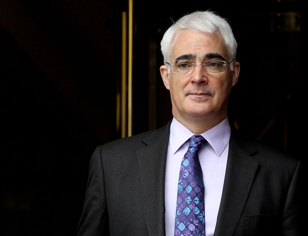Former Chancellor of the Exchequer Alistair Darling