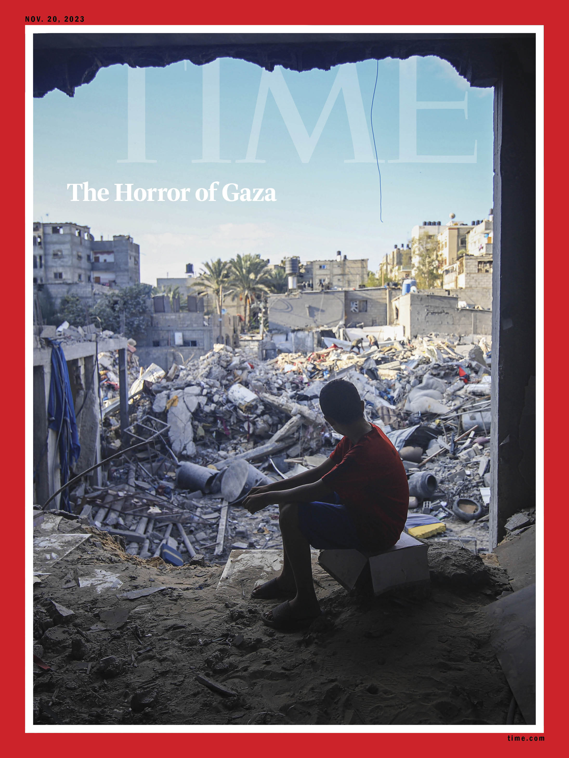 The Horror of Gaza Time Magazine cover