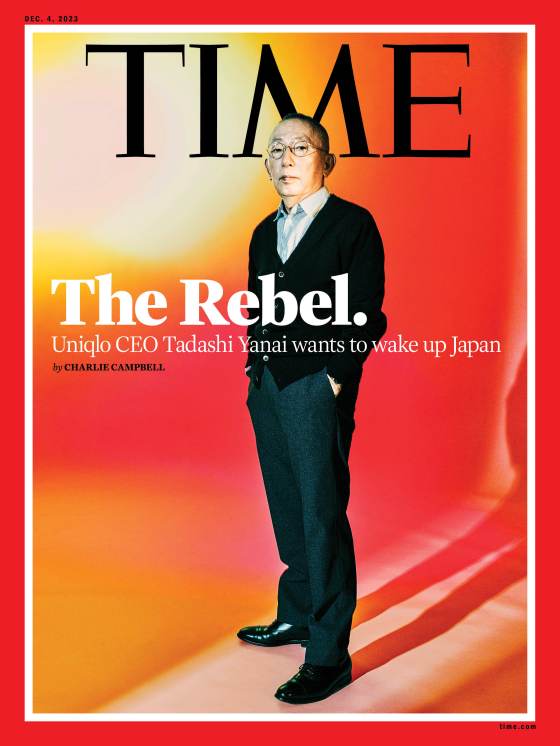 Uniqlo CEO Time Magazine cover