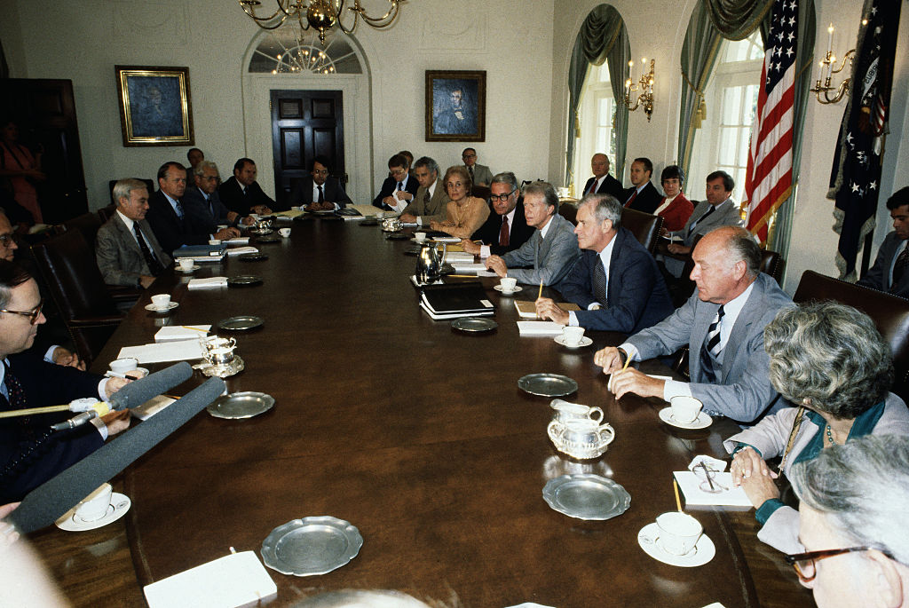 President Carter's First Cabinet Meeting