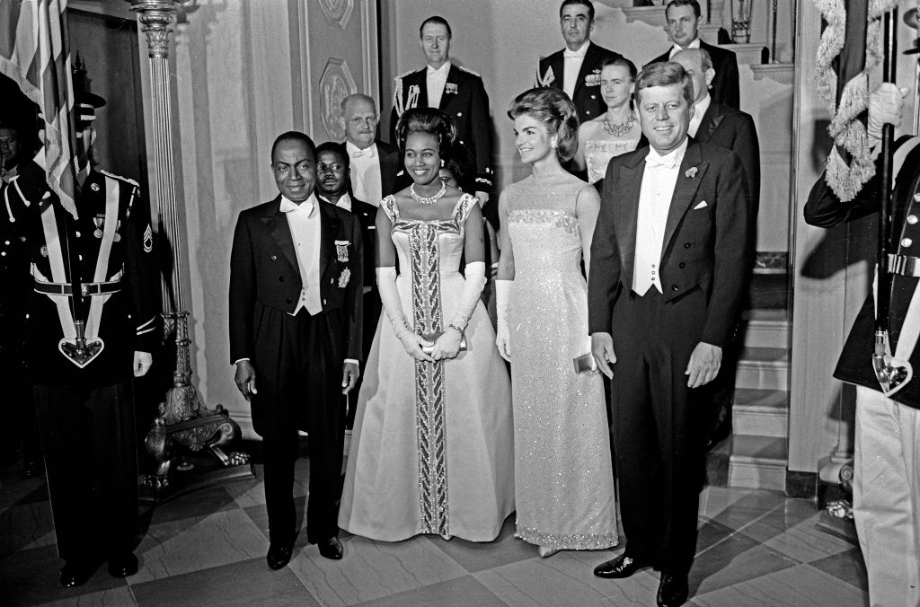 The Kennedys Host A Dinner For President Of The Ivory Coast