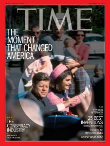 TIME magazine's cover story on JFK assassination conspiracy theories
