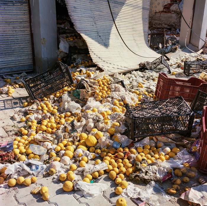 Hatay, Turkey, a city known for its citrus industry, in the aftermath of the 7.8- and 7.5-magnitude earthquakes that claimed 55,000 lives in southern Turkey and northern Syria in February.