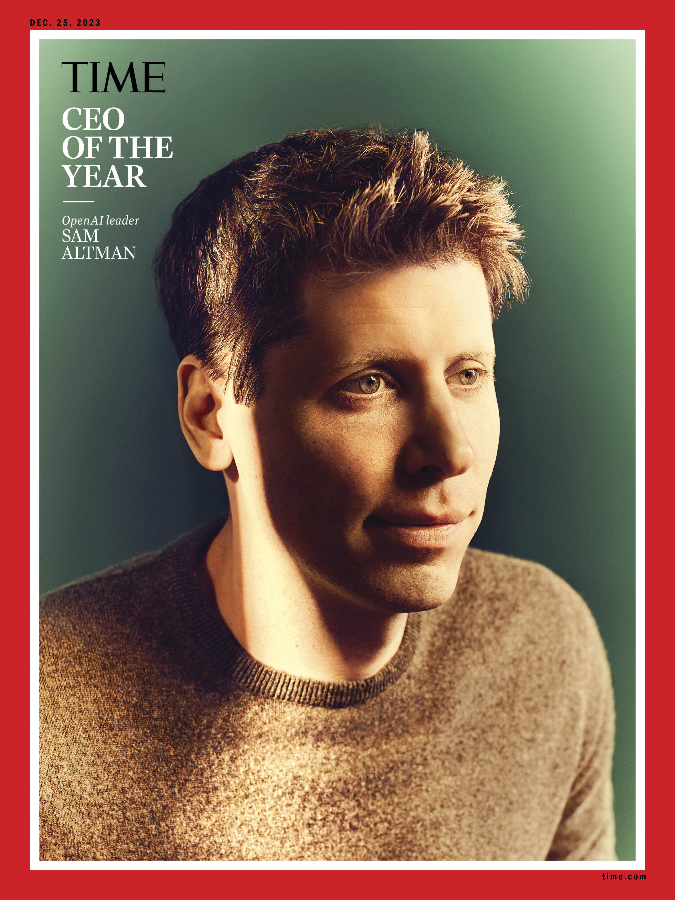 TIME CEO of the Year Sam Altman
